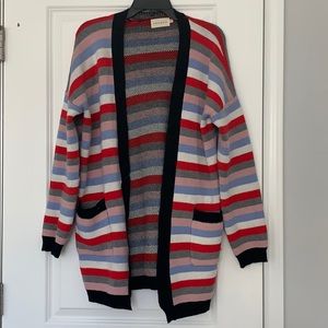 Striped cardigan